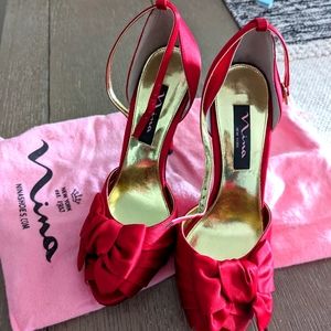 Nina Flosie Satin Bridal Wedding Shoes Heels